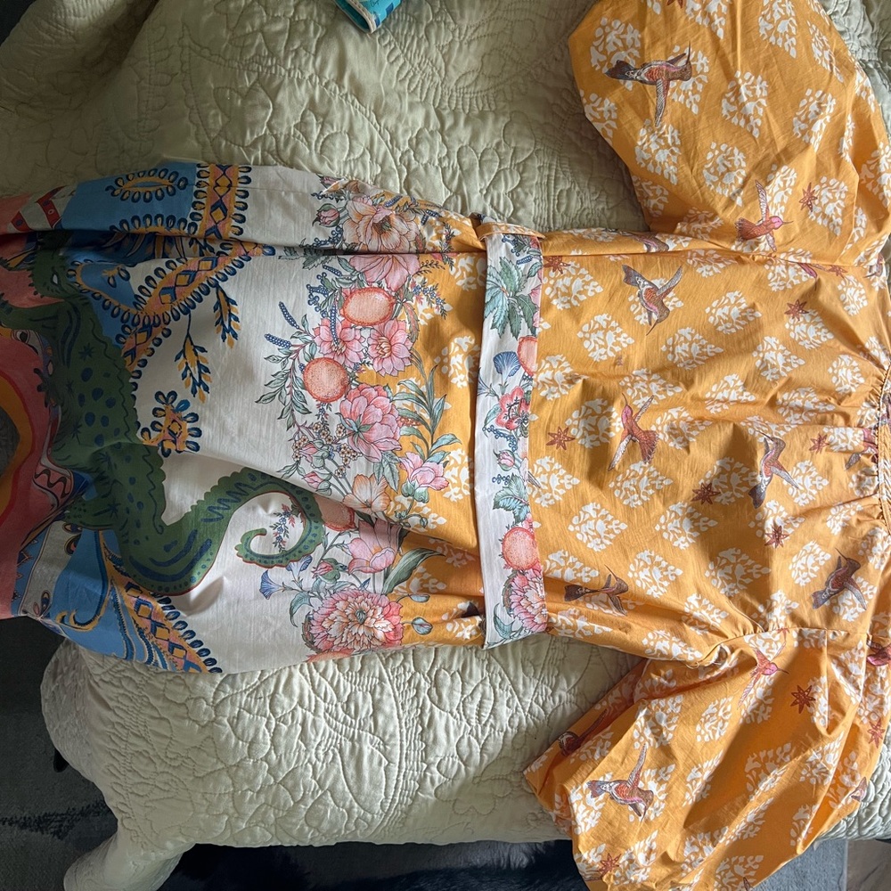 Floral Yellow Midi Dress